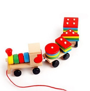 Wooden Train Puzzle