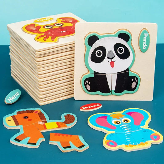 3D Wooden Puzzles